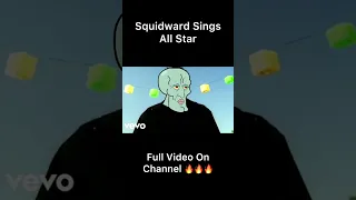 Squidward Sings All Star By Smash Mouth #shorts #spongebob #ai