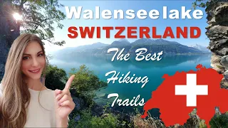 Amden Weesen Switzerland | Walensee lake | Swiss hiking | 4K | Weesen | Quinten