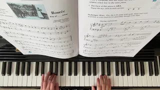 “ Bouree” Piano Adventure Lesson Book  4 #pianoadventures