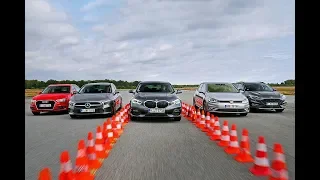 BMW 1 Series vs Audi A3 Sportback vs Ford Focus vs Mercedes A-Class vs Volkswagen Golf