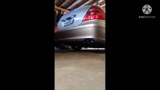 Mercedes W211 E320 Muffler Delete