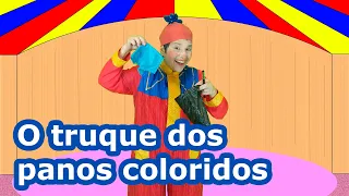 O truque dos lenços coloridos - Show de mágica infantil