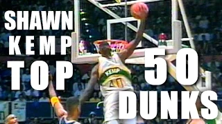 Shawn Kemp Top 50 BEST Dunks In The NBA!