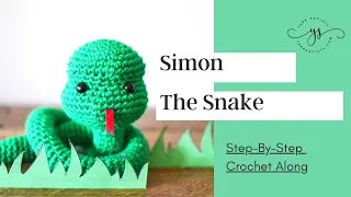 Amigurumi Crochet Animal Tutorial For Beginners | How To Crochet A Snake | Crochet Snake