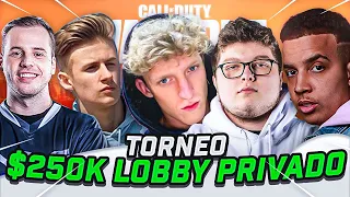 Los MEJORES JUGADORES del MUNDO en un TORNEO de $250.000 en LOBBY PRIVADO de WARZONE!