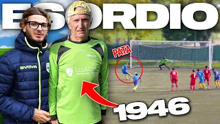 🤯⚽️SFIDO il PORTIERE più ANZIANO del MONDO (76 anni) + ESORDIO di PATACCHINI in TERZA CATEGORIA!