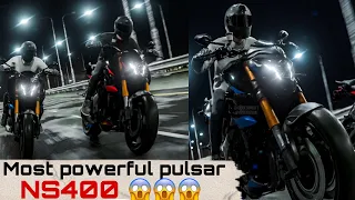 10k view Ns400 😱😱 Most powerful Pulsar Ever #ns400 #bajaj #pulpulled ma#pulsar nia led