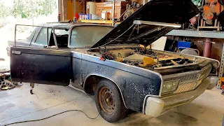 IMPERIAL Beast Rescue! TAMING THE BEAST! Abandoned 1965 Chrysler Mopar 413, Forgotten Restoration!