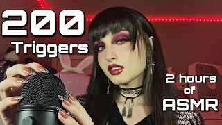 ASMR | 200 Fast & Aggressive Triggers ( Mouth Sounds, Visualizations, Hand Sounds + )