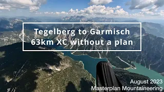 The long way from Tegelberg to Garmish - XC paragliding without a plan