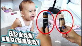 MEU BEBÊ DECIDIU MINHA MAQUIAGEM | Kathy Castricini