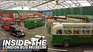 Inside the London Bus Museum, with largest collection of working historic London buses in the world