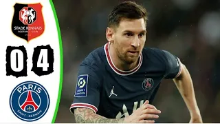 Rennes vs PSG 0-4 extended Highlights & Goals 2021 HD
