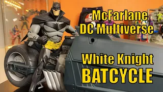 DC Multiverse | Batcycle | Batman White Knight | McFarlane Toys | DC Comics | Unboxing & Review