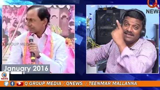 KCR Vs Mallanna || COUNTER ENCOUNTER || TeenmarMallanna || #QNews || #QGroupMedia