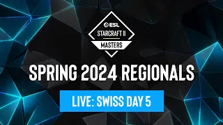 ESL SC2 Masters: Spring 2024 Regionals Day 5 Part 2 - Asia & Americas