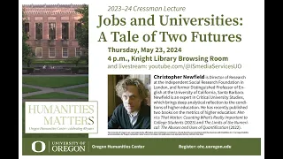 "Jobs and Universities: A Tale of Two Futures"