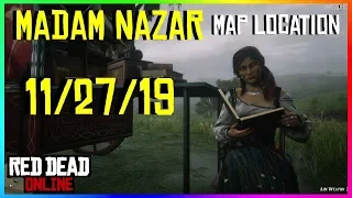 Red Dead Online - Madam Nazar Map Location 11/27/19 I November 27 RDR2