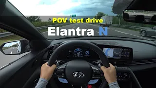 2021 Hyundai Elantra N POV test drive