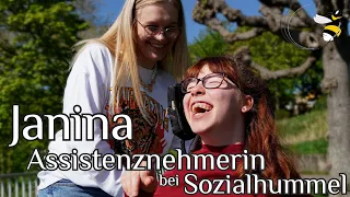 Assistenznehmerin Janina | Leben mit Persönlicher Pflege-Assistenz bei Sozialhummel