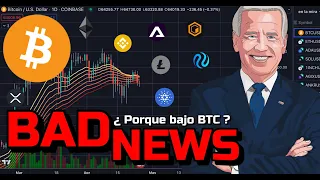 🤔 Bitcoin ➤ En problemas ¿de nuevo? + Altcoins + Rifa !!