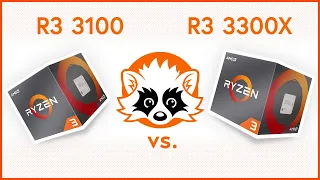 AMD Ryzen 3 3100 vs. AMD R3 3300X Gaming Benchmark Comparison