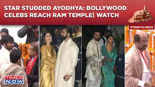 Bollywood Celebs Reach Ayodhya:Amitabh Bachhan, Ranbir-Alia, Vicky-Katrina, Rajnikanth At Ram Temple