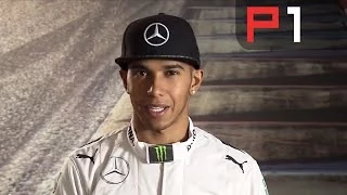 Chinese GP: Lewis Hamilton in the F1 simulator