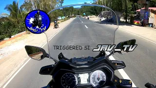 Yamaha MT-03 vs. Xmax 300 | Raw footage | Chill ride na may konting habulan