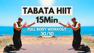 Tabata Full Body 15 Min Workout / 30/10 / HIIT