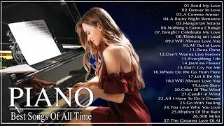 Top 40 Romantic Piano Love Songs - Sweet Romantic Love Songs Playlist - Relaxing Piano Music