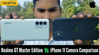 iPhone 11 and Realme GT Master Edition Camera Comparison 📸 | Details Camera Test 🔥 | Hindi