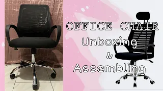 MESH OFFICE CHAIR | UNBOXING AND ASSEMBLING | Philippines