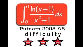 an A5 Putnam Exam integral for calc 2 students | short cut