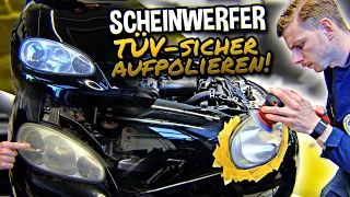 DIY: Blinde Scheinwerfer aufpolieren | AUTOLACKAFFEN