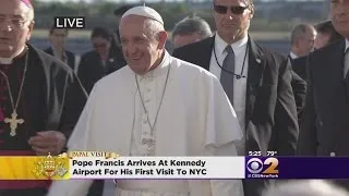 Pope Francis Arrives In NY