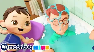 BABY MAX BATH TIME | LBB Songs | Learn with Lellobee Nursery Rhymes - Moonbug Kids