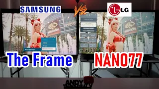 Samsung The Frame vs LG NANO77: Quantum dots vs Nanocell / Smart TVs 4K
