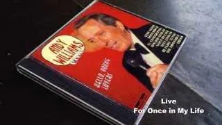 andy williams original album collection Vol.2　  For Once in Life　1973