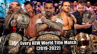 Every AEW World Title Match (2019-2022)