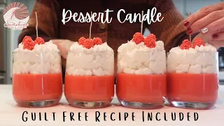 Candle Making Tutorial - Dessert or Candle?! How To Make  A Dessert Candle (Free Recipe)