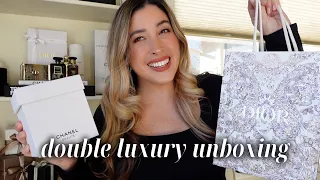 CHANEL & DIOR ! A DOUBLE LUXURY UNBOXING and HAUL