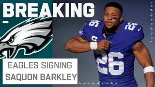 Eagles Sign Saquon Barkley