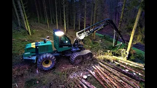 🌲*the Classic* • Timberjack 1470D • Harvester with sound • Loggingmachine • Forestwork • Part-1🌲