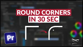 How to ROUND CORNERS Shape | Premiere Pro 2023