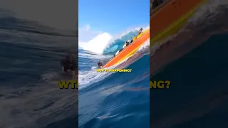 The story of the boat at Teahupoo, Gnarly story 😱 #surfing #surf #surfer #tahiti #boat