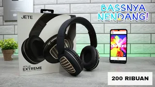 BASS nya Bikin Geleng-Geleng - Unboxing & Review Headphone JETE 06 EXTREME