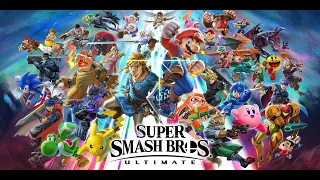 Super Smash Bros Ultimate Amiibo fight , Kazuya Vs Cloud Vs Mario vs Terry all LV.50