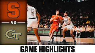 Syracuse vs. Georgia Tech Men's Basketball Highlights (2022-23)