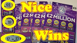💰 New £5 Purple £2 Million Scratchcards 💰 scratch card UK 🤑